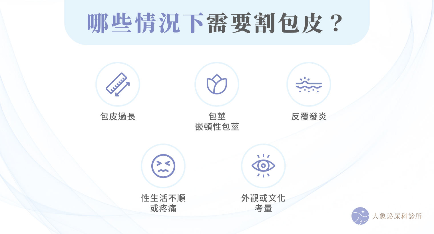 哪些情況下需要割包皮？